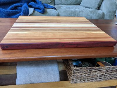 Cutting Board Completed Front