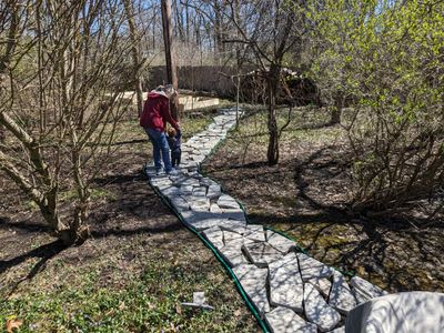 stone path layout