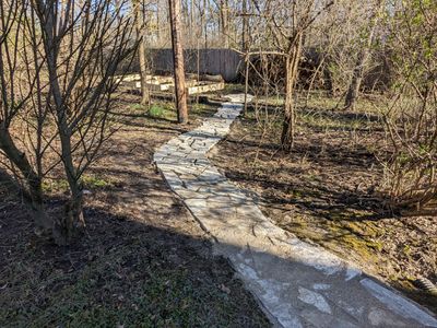 stone path sanding