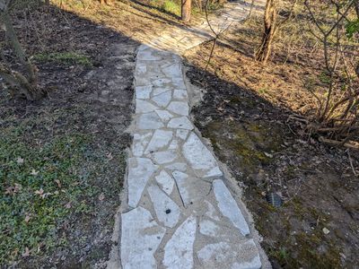 stone path sanding 1